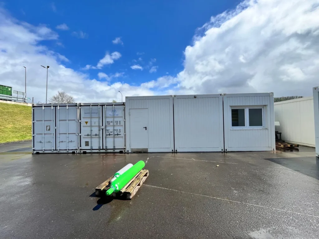 Industrie-Umsetzung in Saarlouis – Container-Abtransport – WOHLFEIL