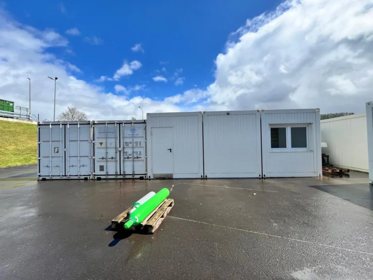 Industrie-Umsetzung in Saarlouis – Container-Abtransport – WOHLFEIL